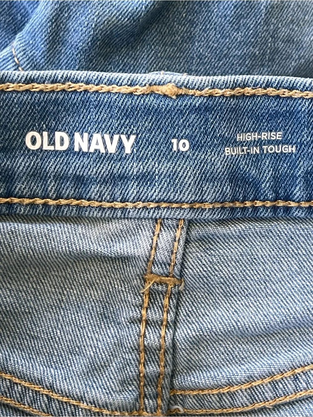 Old Navy Light Blue Distressed Denim Shorts